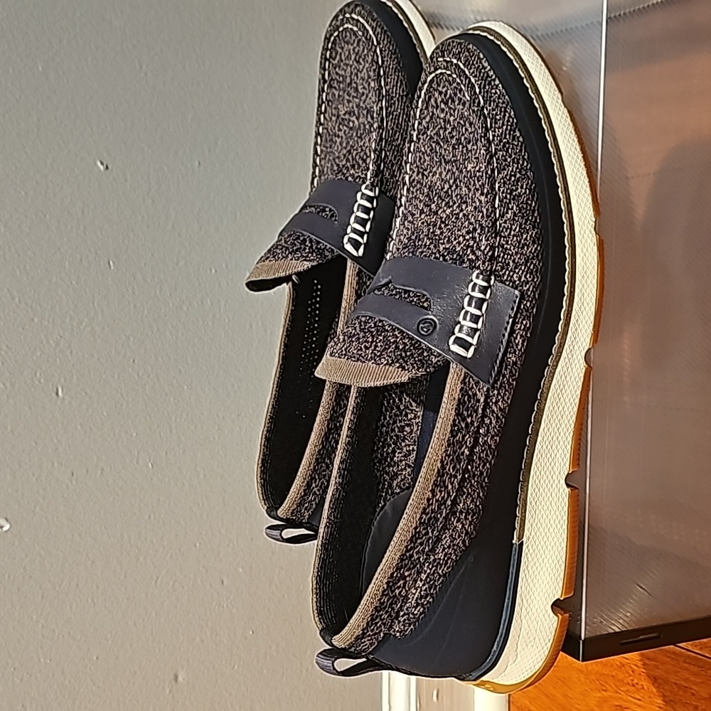 Cole haan zerogrand stitchlite loafer blue/white - Picture 3 of 6